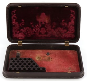 GUTTA PERCHA REVOLVER CASE FOR JAMES WARNER