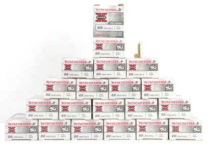 1000 RDS WINCHESTER SUPERX 22 LR 25 GR 12 SHOT