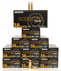 500 RDS SIGNATURE TARGET 38 SUPER 135 GR AMMO