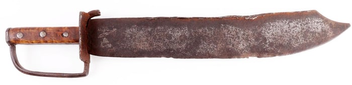 IRON BOARDING CUTLASS 19TH CENTURY CARIBBEAN