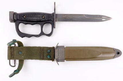 VIETNAM M7 FIGHTING KNUCKLE DUSTER BAYONET KNIFE