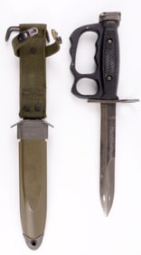 VIETNAM M7 FIGHTING KNUCKLE DUSTER BAYONET KNIFE