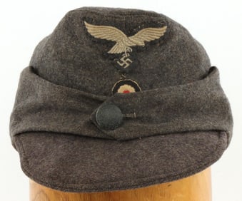 WWII LUFTWAFFE EM NCO M43 FIELD CAP
