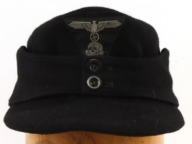 WWII GERMAN REICH WAFFEN SS PANZER M43 CAP