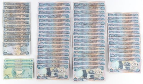 244500 FACE VALUE CURRENT IRAQI DINARI $186 USD