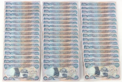 250000 FACE VALUE CURRENT IRAQI DINARI $190 USD