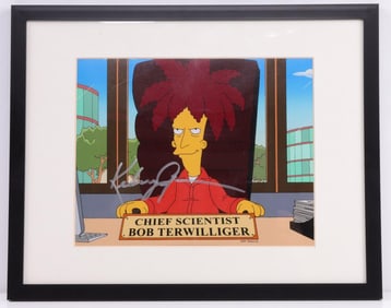 SIMPSONS SIDESHOW BOB KELSEY GRAMMER AUTOGRAPH DS