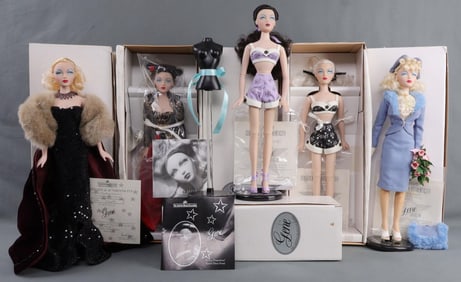 LOT OF 6 ASHTON DRAKE MEL ODOM GENE DOLLS