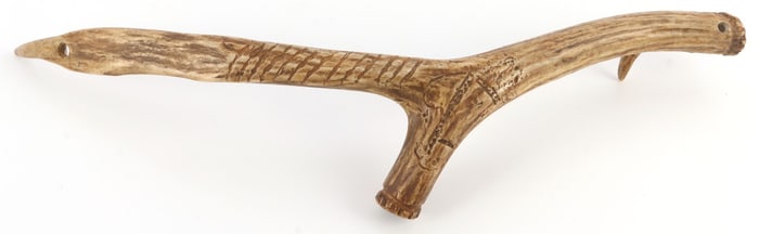 NORTH AMERICAN TRIBAL QUIRT COUP COUNTING STICK