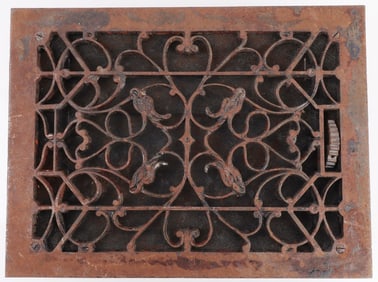 CAST IRON DECORATIVE FLOOR GRATE
