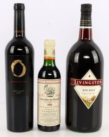 LOT 3 VINTAGE RED TABLE WINE CHEVALIER DE BAYARD