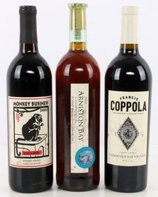 LOT OF 3 VINTAGE WINES RED & WHITE COPPOLA