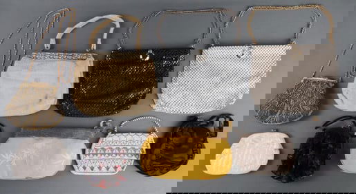 LOT OF 9 VINTAGE PURSE & HANDBAG DEALERS