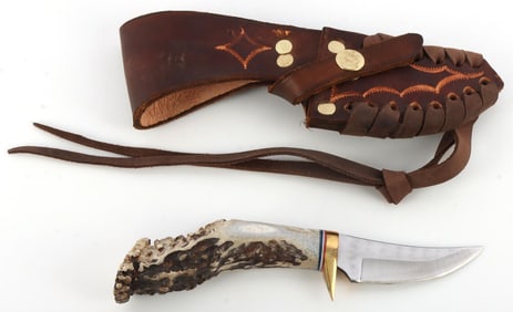 KEN RICHARDSON 3-INCH CUSTOM MADE STAG KNIFE