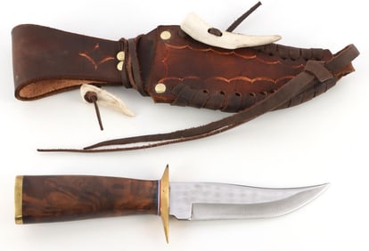 KEN RICHARDSON CUSTOM MADE 5 INCH BOWIE KNIFE