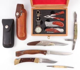 CASE KNIFE AND BOX SET LOT OF 6