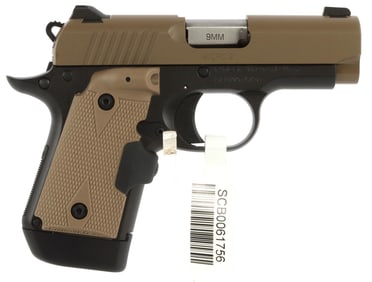 KIMBER MICRO 9 DESERT TAN SEMI AUTO 9MM PISTOL NIB