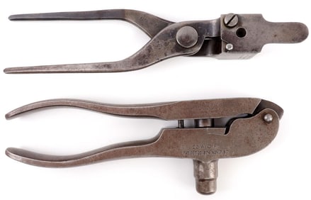 LOT 2 ANTIQUE WINCHESTER .22 WCF RELOADING TOOLS