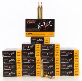 400 RDS PMC X-TAC 5.56MM 55 GR FMJ-BT AMMO