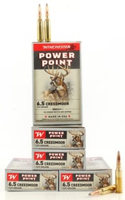 100 RDS WINCHESTER 6.5 CREEDMOOR 129 GR AMMO
