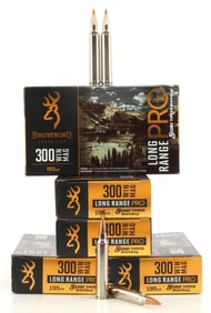 100 RDS .300 WIN MAG 195GR BROWNING LONG RANGE PRO