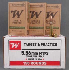 210 RDS WINCHESTER 5.56MM 55GR 62GR FMJ AMMO LOT