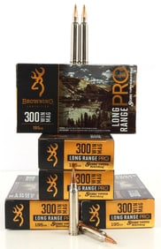 100 RDS .300 WIN MAG 195GR BROWNING LONG RANGE PRO
