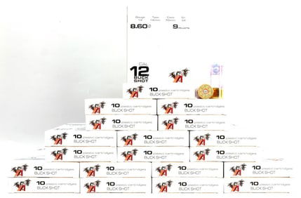 200 RDS 12 GAUGE 00 BUCK SHOT 2-3/4 ZSR AMMUNITION