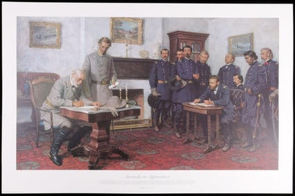 TOM LOVELL PRINT SURRENDER AT APPOMATTOX