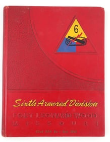 WWII US 6TH ARMORED DIV 1953 YEARBOOK FT. LEONARD