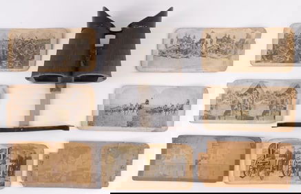 LOT OF 8 SPANISH AMERICAN WAR KEYSTONE STEREOVIEW