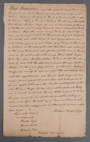 GENERAL NATHANIEL MASSIE 1799 LAND INDENTURE
