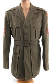 WWII US MARINE CORPS 5TH DIVISION SERGEANT TUNIC
