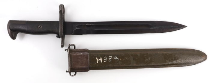 WWII M1905 M1 BAYONET BY AFH 10-INCH CUT BLADE