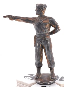 WWII ANTIQUE AMERICAN PISTOL SHOOTING TROPHY