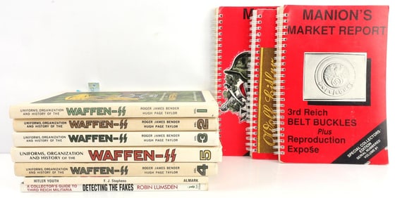 LOT OF 10 THIRD REICH COLLECTOR REFERENCE BOOKS