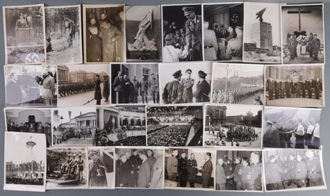 LOT OF 27 WWII GERMAN HEINRICH HOFFMAN PHOTOGRAPHS