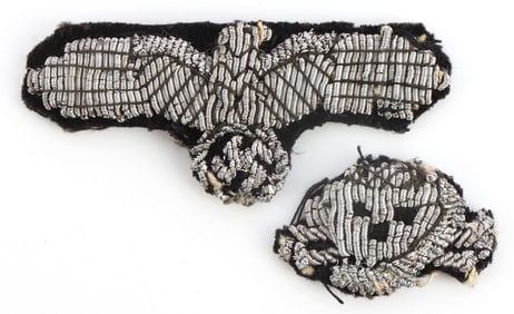 SS CONCENTRATION CAMP WOMEN OFFICERS HAT INSIGNIA