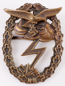WWII GERMAN LUFTWAFFE GROUND ASSAULT BADGE