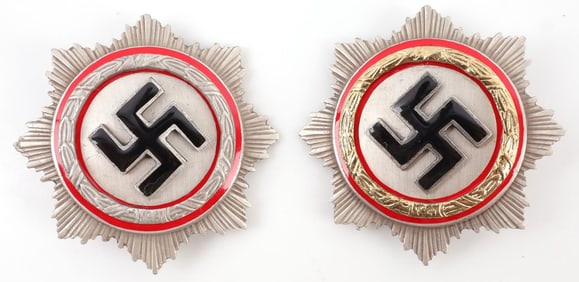 WWII GERMAN THIRD REICH GERMAN CROSS SILVER & GOLD