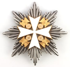 WWII GERMAN ORDER OF THE EAGLE FIRST CLASS BADGE