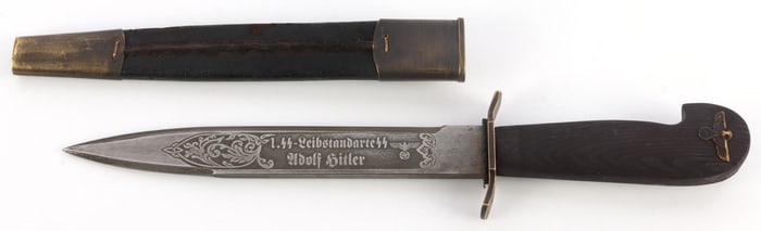WWII GERMAN THIRD REICH LSSAH PRESENTATION BAYONET