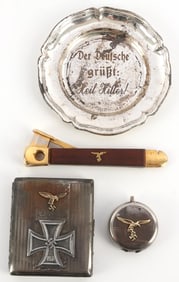 LOT OF 4 WWII GERMAN THIRD REICH PERSONAL EFFECTS