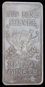 10 OZT.999 FINE SILVER BAR INGOT