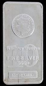10 OZT .999 FINE SILVER BULLION BAR