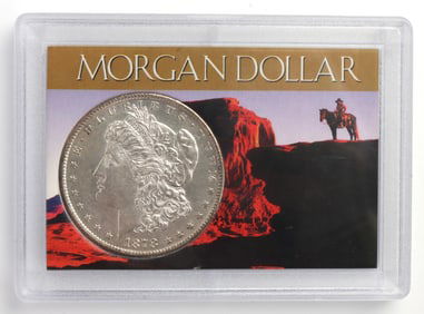 1878 S UNCIRCULATED MORGAN SILVER DOLLAR COIN
