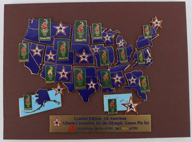 ATLANTA COMMITTEE FOR THE OLYMPIC GAMES PIN SET