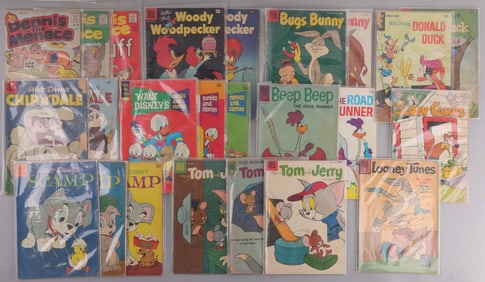 LOT OF 25 SILVER AGE COMIC BOOKS DELL GOLD KEY DC