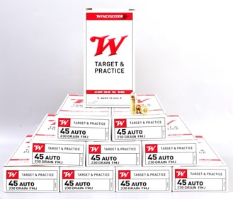 500 RDS WINCHESTER 45 AUTO 230 GR FMJ AMMO