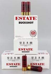 100 RDS ESTATE BUCKSHOT 12 GA 2 3/4 INCH AMMO